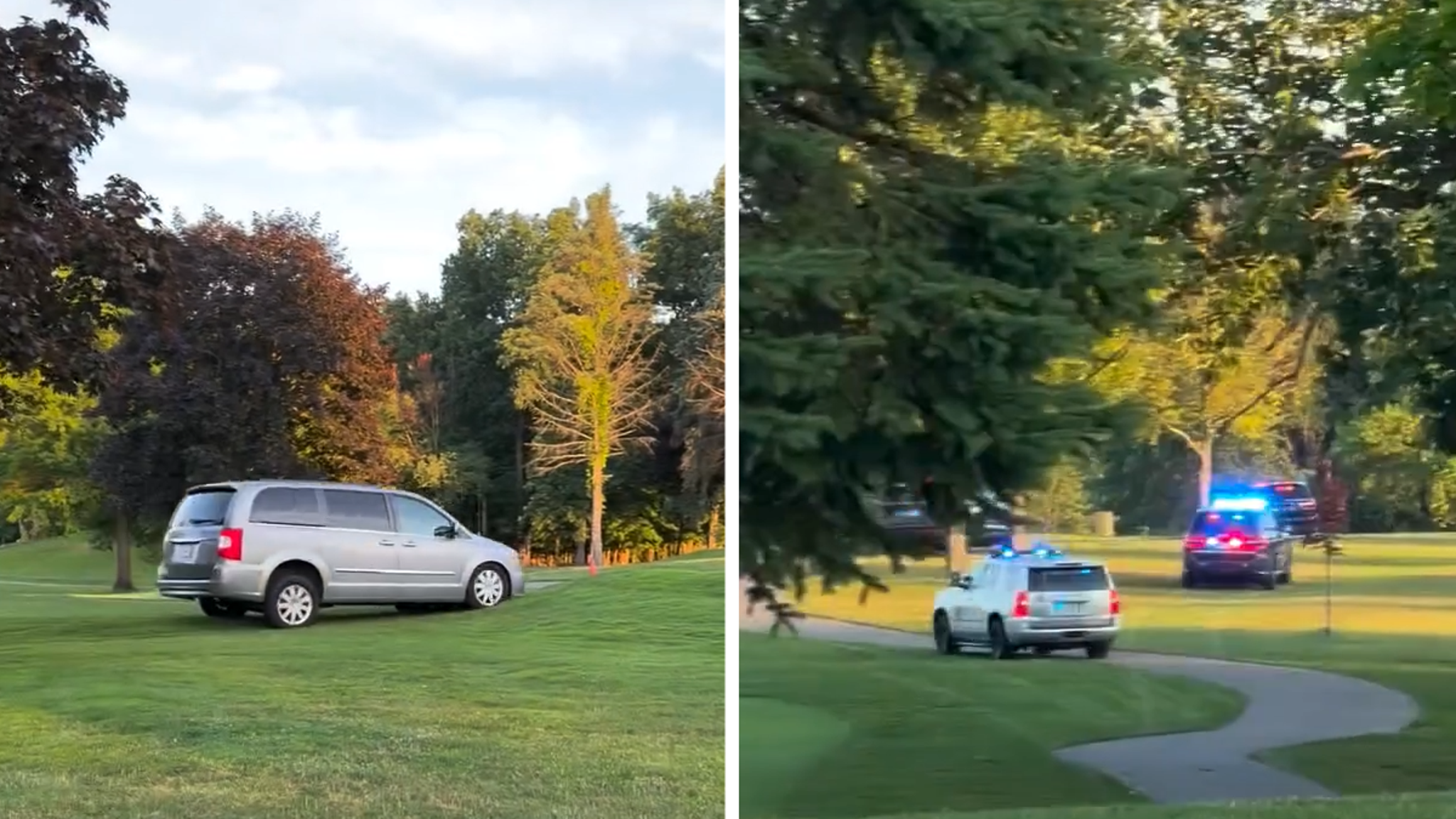 Shocking Golf Course Chase: Murder Suspect's Viral Escape