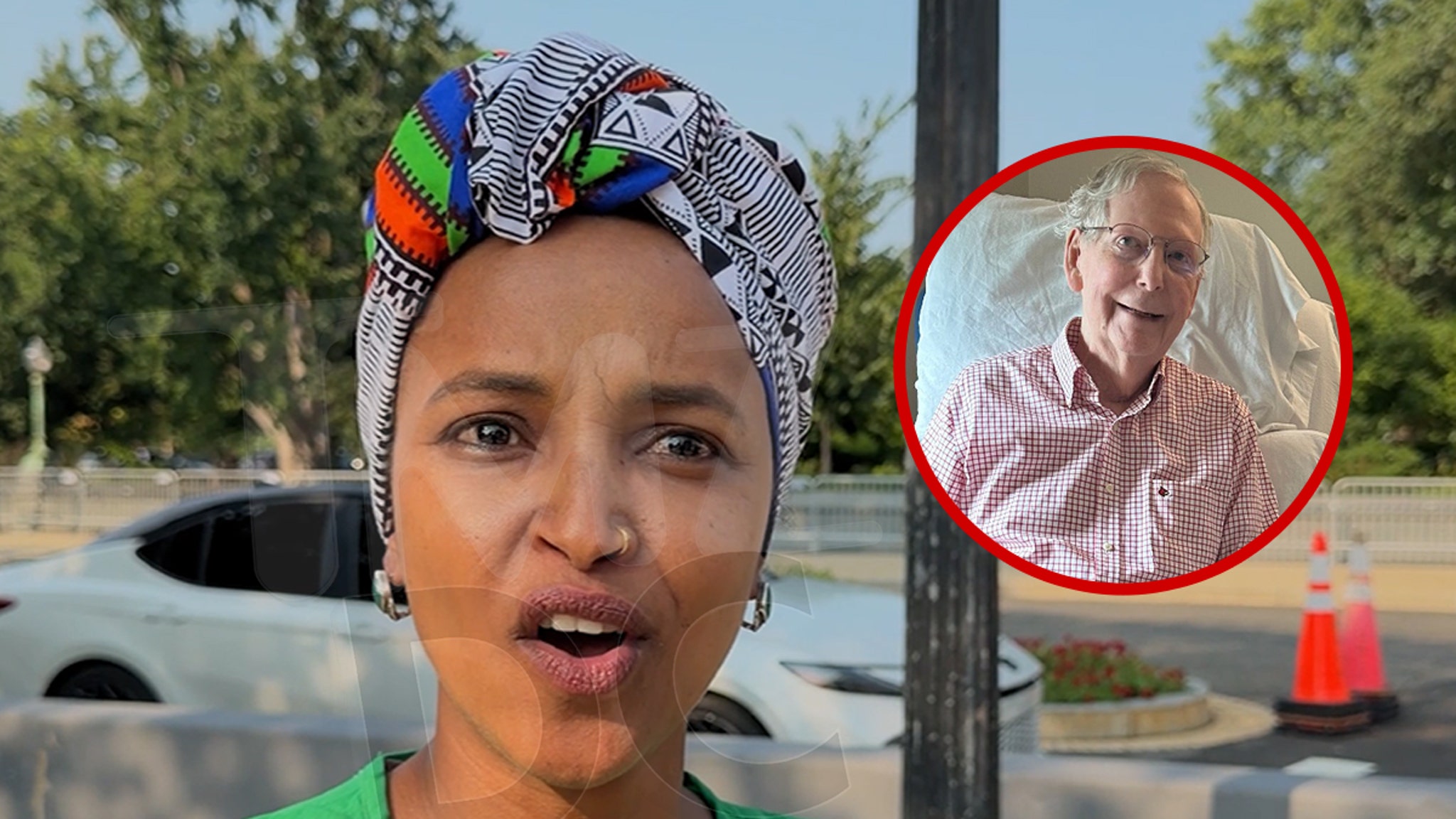Ilhan Omar Questions Mitch McConnell's Proof of Life Photo